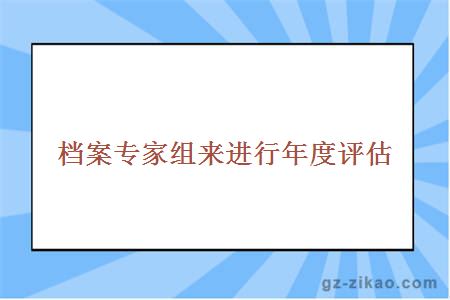 档案专家组来进行年度评估