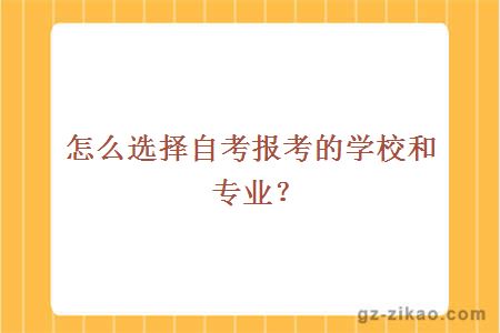 自考报考